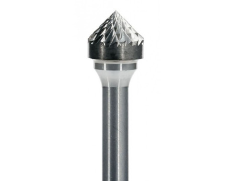 Борфреза твердосплавная тип K200906 (коническая), 20.0 мм, хвостовик 6 мм, двойная насечка TORNERI