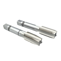 Метчик трубный машинно-ручной G 1-1/2" Р6М5 комплект из 2-х штук TORNERI