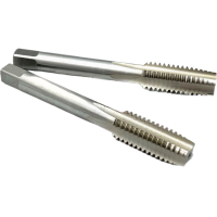 Метчик дюймовый UNF 1-1/2" 12 нитей Р6М5 комплект из 2-х штук TORNERI