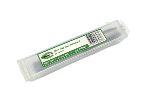 Метчик дюймовый UNC 5/ 8" 11 нитей 9ХС TORNERI