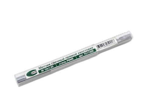 Метчик гаечный М 10х1.25 Р6М5 прямой хвостовик TORNERI