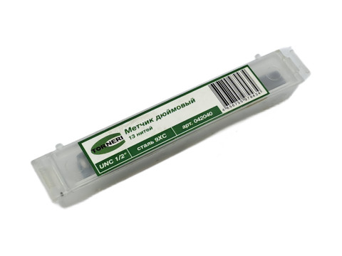 Метчик дюймовый UNC 1/2" 13 нитей 9ХС TORNERI